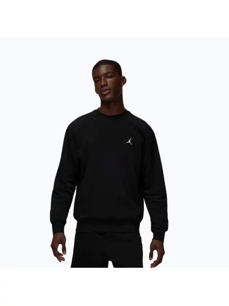 Мъжки суитшърт Nike Jordan Brooklyn Fleece Crew black/white бяло
