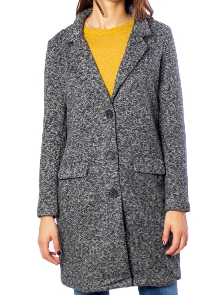 Palton Jacqueline De Yong albastru