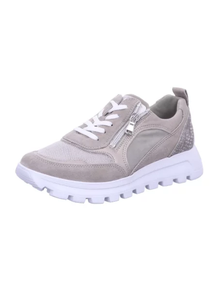 Sneakersy Waldläufer skórzane szare