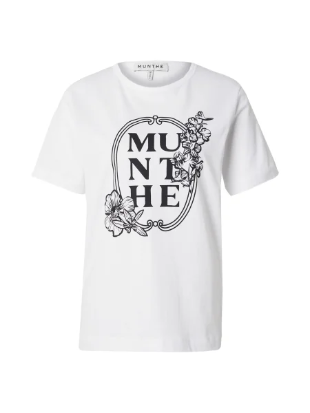 Munthe Majica FYNELLA črna bela