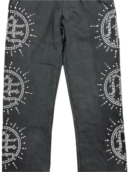 Stras pantaloni Mixed Emotion alergare gri