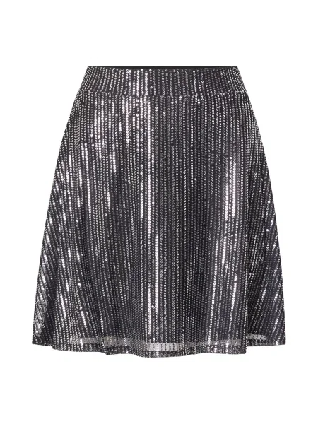 ABOUT YOU Fustă Heike / argintiu negru