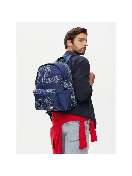 Tommy Jeans Σακίδιο Tjm Ess Daily Bandana Backpack μπλε