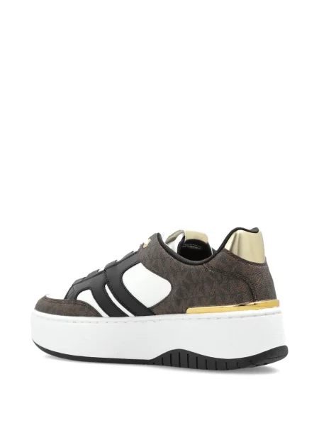 Sneakerși Michael Michael Kors cu imagine cu șireturi din dantelă negru