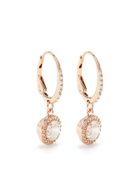 Cercei Swarovski auriu