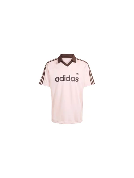 Adidas Archive Collar Engineered Jersey Sandy Pink Mężczyźni Koszulki adidas Originals Size: S różowy