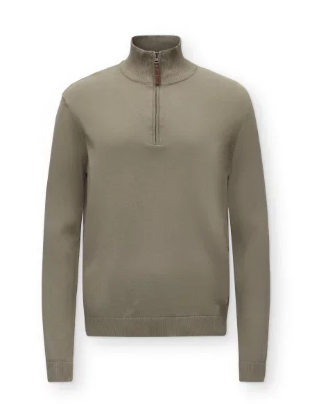 INDICODE JEANS Pulover Arkmill kaki