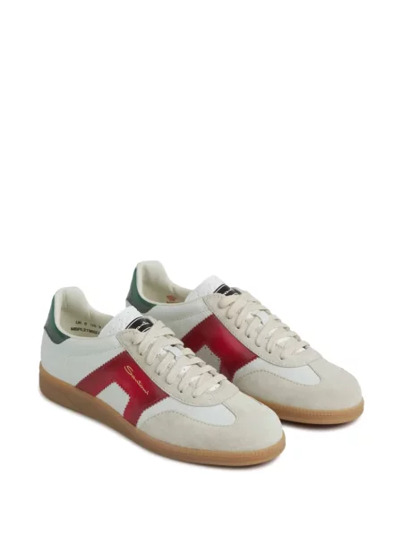 Sneakerși Santoni alb