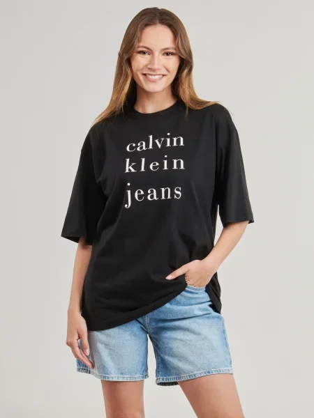 Tricou Calvin Klein Jeans negru