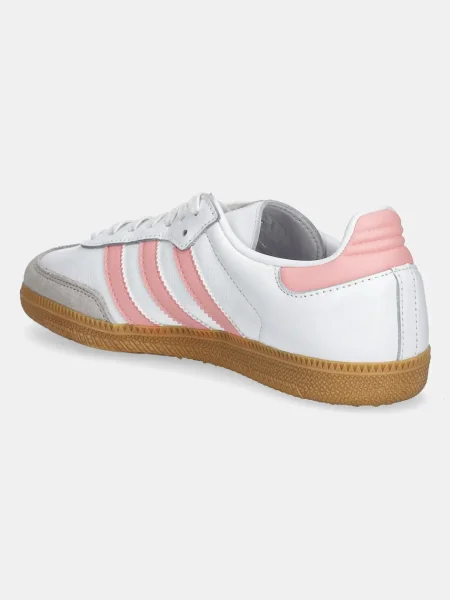 Adidas Originals bőr sportcipő SAMBA OG rózsaszín fehér