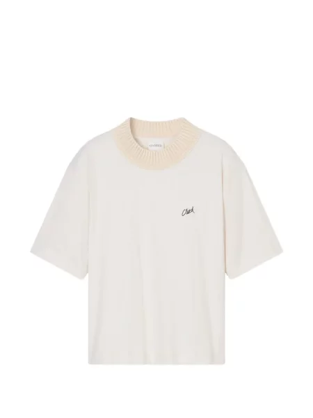 Tricou Closed cu broderie