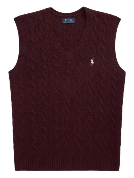 Μικρός κασκέτο Polo Ralph Lauren με χαμηλή μέση υφαίνω διαγωνίως πράσινο