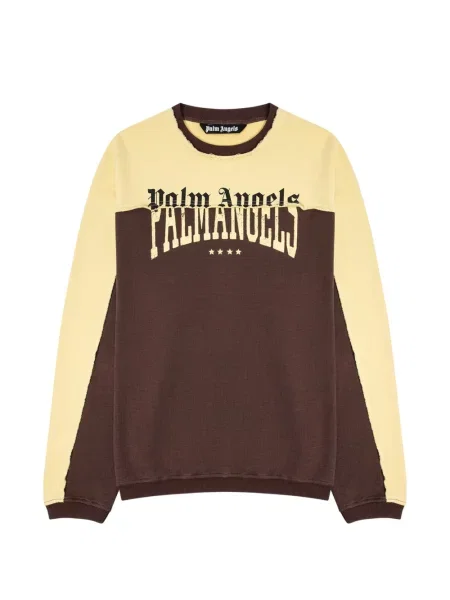 Pulover Palm Angels cu imagine maro