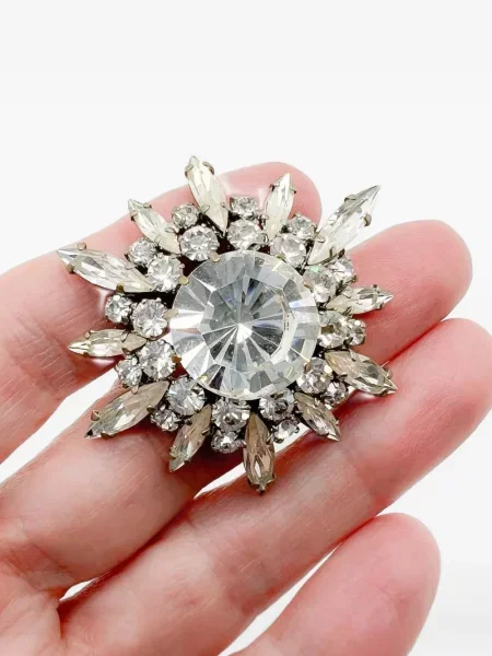 Брошка Jennifer Gibson Jewellery сребристо