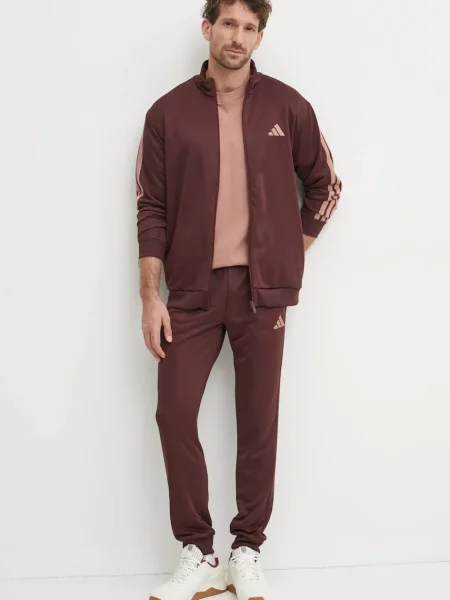 Adidas dres 3S FT TT TS bordowy