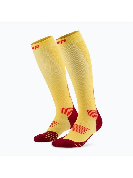 CEP Run Tall дамски чорапи за компресия невен/червено червено