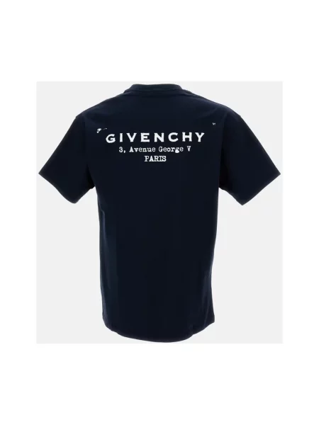 Koszulka Givenchy z nadrukiem niebieska
