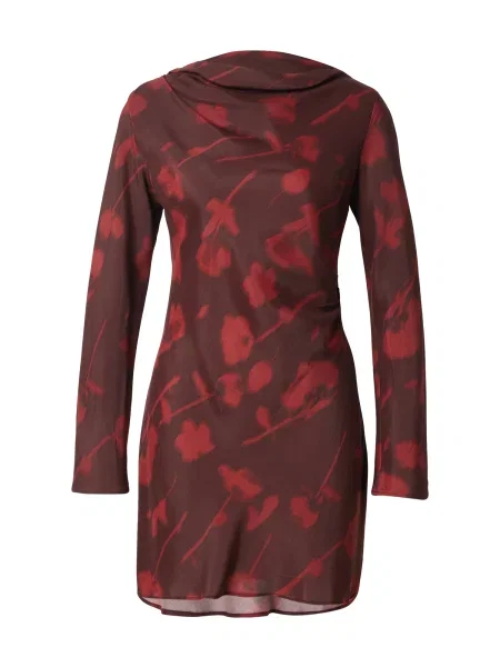 TOPSHOP Rochie SINA / vin roșu