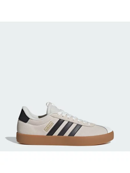 ADIDAS SPORTSWEAR Tenisky VL Court hnědá / černá / vlny bílé