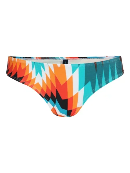 Bikini Lygia & Nanny cu imagine cu imprimeu geometric alb