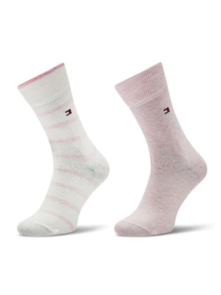 Tommy Hilfiger Dlhé ponožky ružová