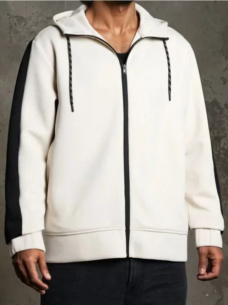 Sinsay Mikina s kapucí béžová