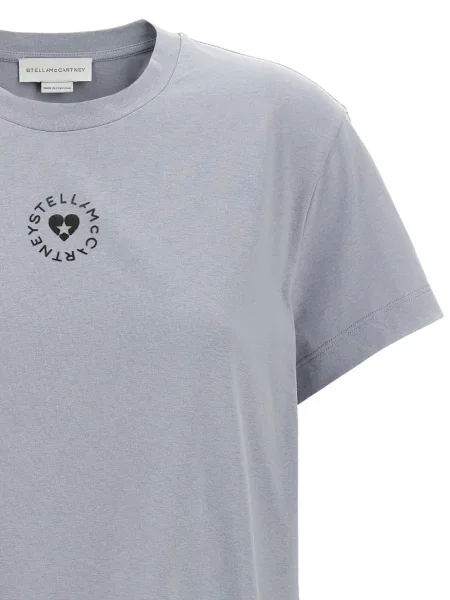 Tricou Stella Mccartney cu imagine cu decolteu rotund albastru