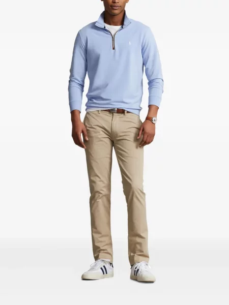 Căciulă Polo Ralph Lauren de catifea cord cu dungi de costum alb