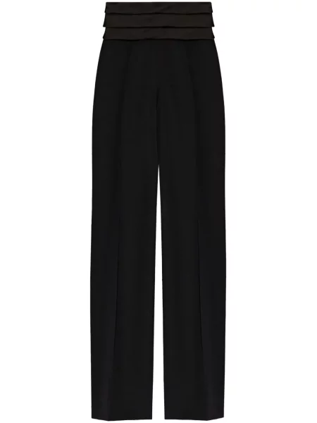 Pantaloni Balmain de lână negru