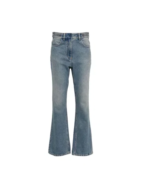 Jeansy dzwony Givenchy bez rękawów z dżerseju retro szare