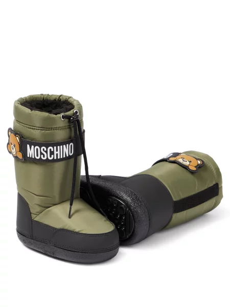 Боти Moschino зелено