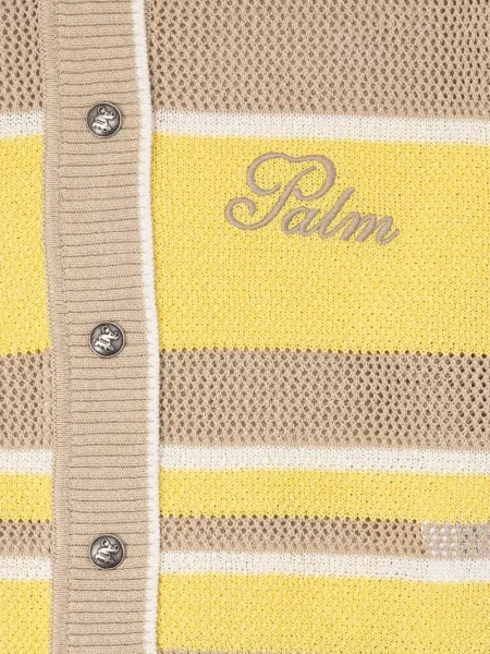 Cardigan Palm Angels cu broderie galben