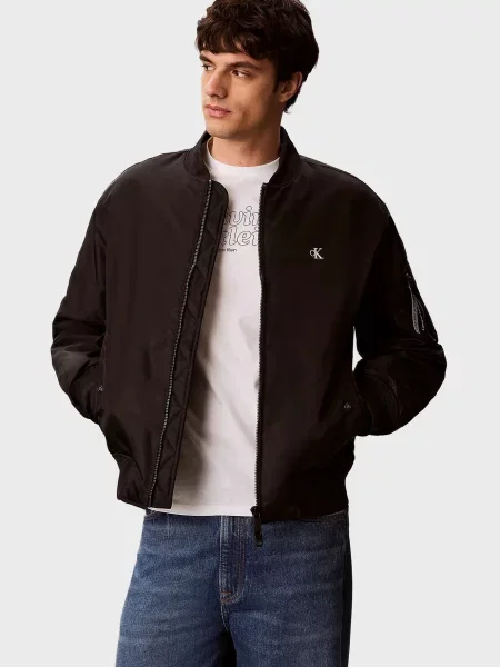 Джинсова куртка Calvin Klein Jeans чорна