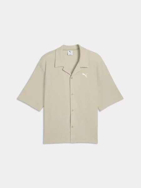 Сорочка повсякденна PUMA Wardrobe Ess Shirt комбінований верх бежевий