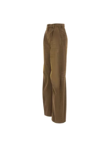Spodnie Mm6 Maison Margiela brązowe