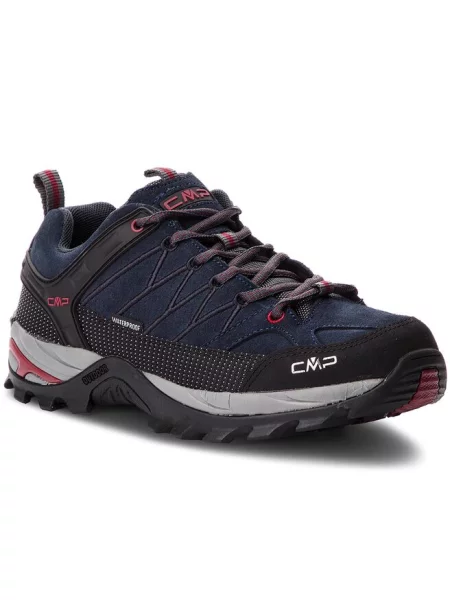 Трекінгові черевики CMP Rigel Low Trekking Shoes Wp Asphalt/Syrah сині