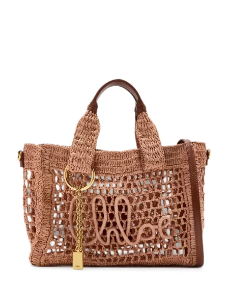 Geantă shopper Chloé maro