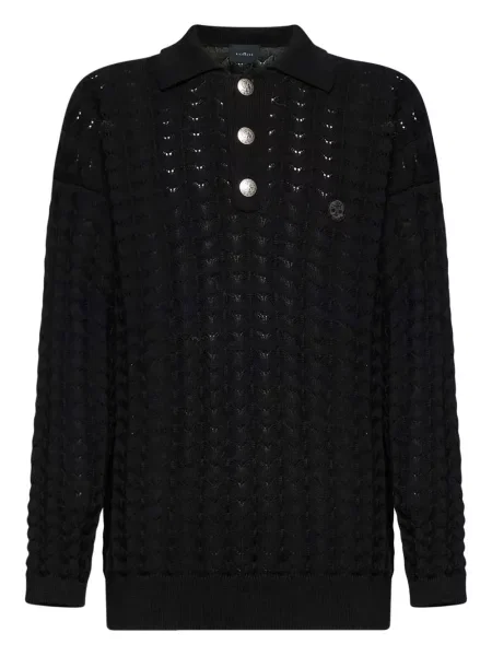 Polo John Richmond tricotate negru