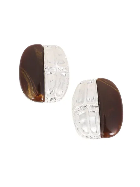 SOHI Uhani Liv bronasta srebrna