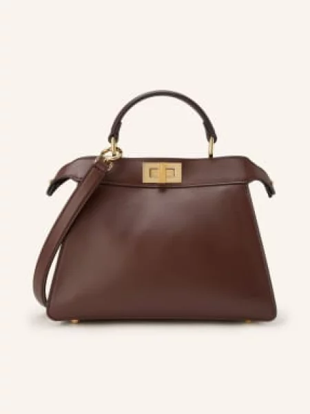 Fendi Torebka Peekaboo Iseeu braun brązowa