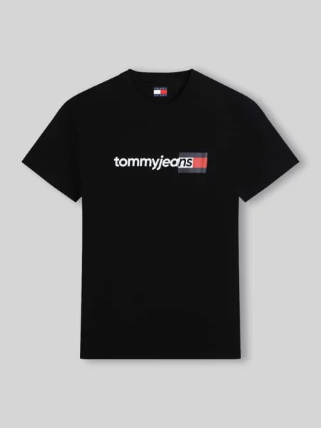 Tommy Jeans T-Shirt Entry Dna czarny