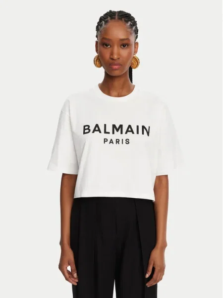 Rövid póló Balmain fehér
