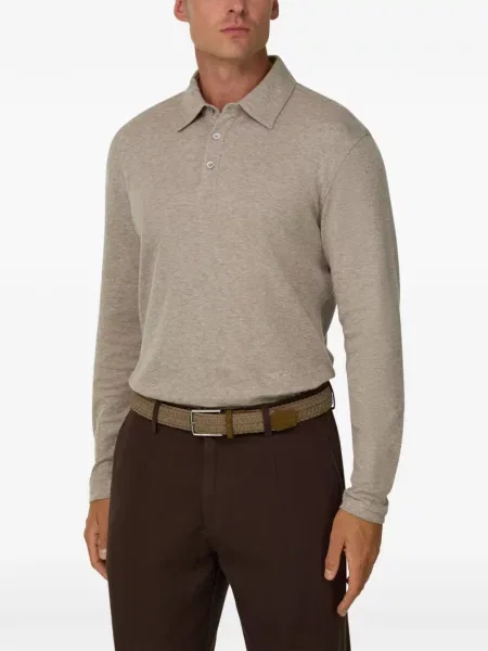 Tricou polo Boggi Milano din cașmir