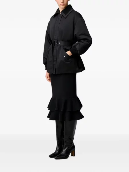 Paltas Claudie Pierlot satininis juoda