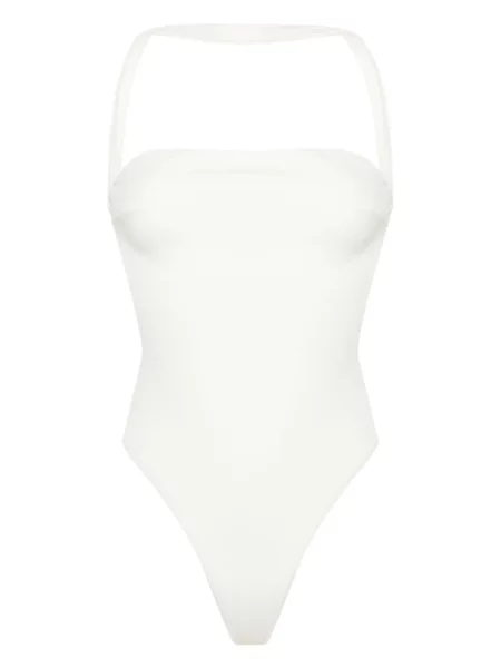 Costum de baie Gcds cu gât halter alb