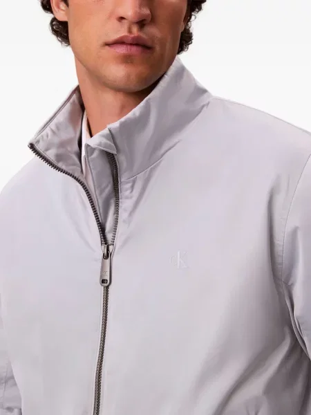Geacă de blugi Calvin Klein Jeans gri