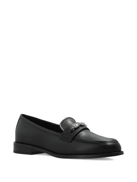 Espadrile Michael Michael Kors din piele cu tepi cu motiv cu inimi negru