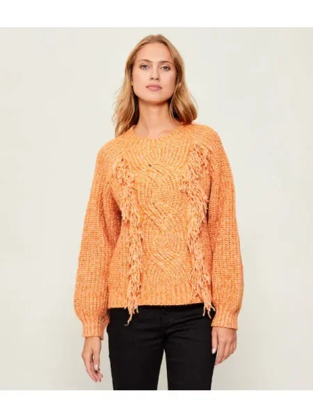 Silvian Heach Pulover | Oversize fit | z dodatkiem wełny portocaliu