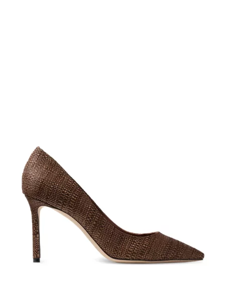 Pantofi cu toc Jimmy Choo maro