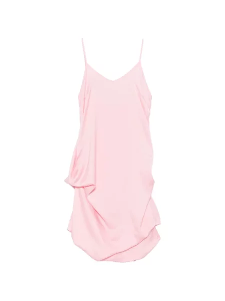 Rochie mini Julie Kegels drapată roz